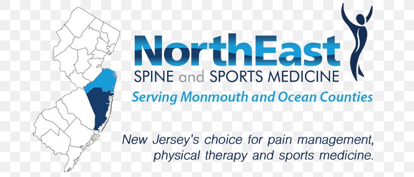 Ocean County Sports Medicine Physical Therapy Pain Management, PNG, 720x350px, Ocean County, Area, Blue, Brand, Chiropractic Download Free