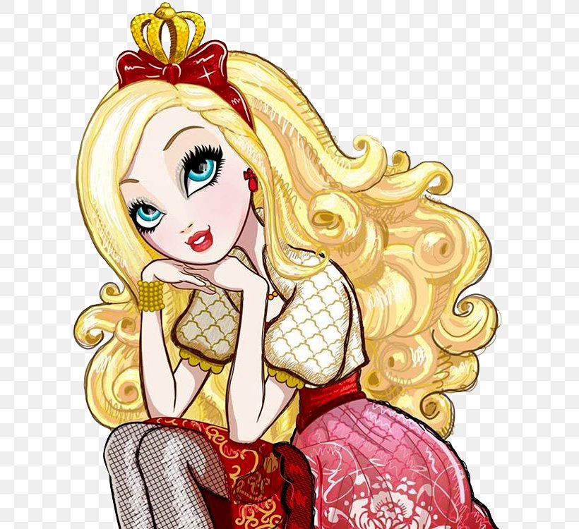 Queen Of Hearts Snow White Ever After High Legacy Day Apple White Doll YouTube, PNG, 667x750px, Watercolor, Cartoon, Flower, Frame, Heart Download Free