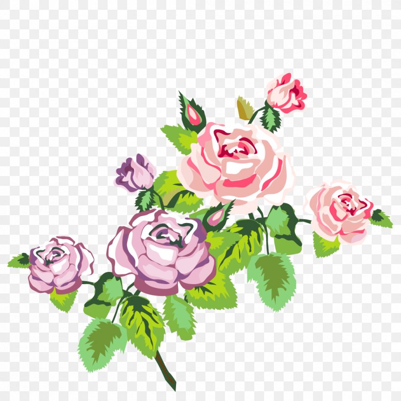 Vector Graphics Clip Art Image Illustration, PNG, 1050x1050px, Rose, Bouquet, Cut Flowers, Drawing, Flower Download Free