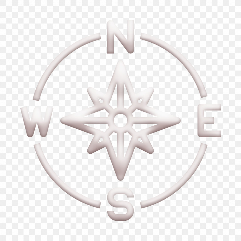 Compass Icon Navigation Icon, PNG, 1152x1152px, Compass Icon, Blackandwhite, Circle, Emblem, Logo Download Free