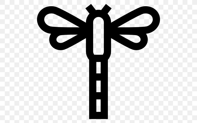 Dragonfly Clip Art, PNG, 512x512px, Dragonfly, Artwork, Black And White, Insect, Logo Download Free