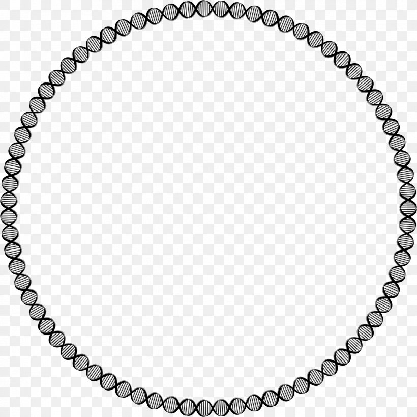 DNA Circle Clip Art, PNG, 2338x2338px, Dna, Black And White, Body Jewelry, Chain, Gold Download Free