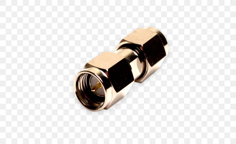 SMA Connector Electrical Connector RP-SMA Aerials Electrical Cable, PNG, 500x500px, Sma Connector, Adapter, Aerials, Brass, Cable Television Download Free