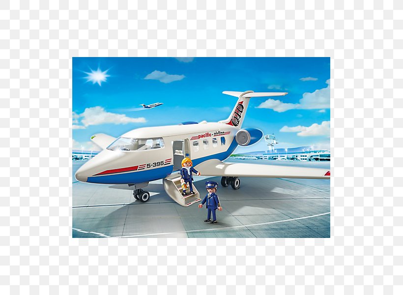 Airplane Playmobil Aircraft Airliner Toy, PNG, 600x600px, Airplane, Action Toy Figures, Aerospace Engineering, Air Travel, Aircraft Download Free
