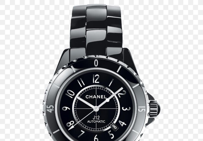 Chanel J12 Automatic Watch Jewellery, PNG, 640x569px, Chanel J12, Automatic Watch, Brand, Chanel, Chronograph Download Free