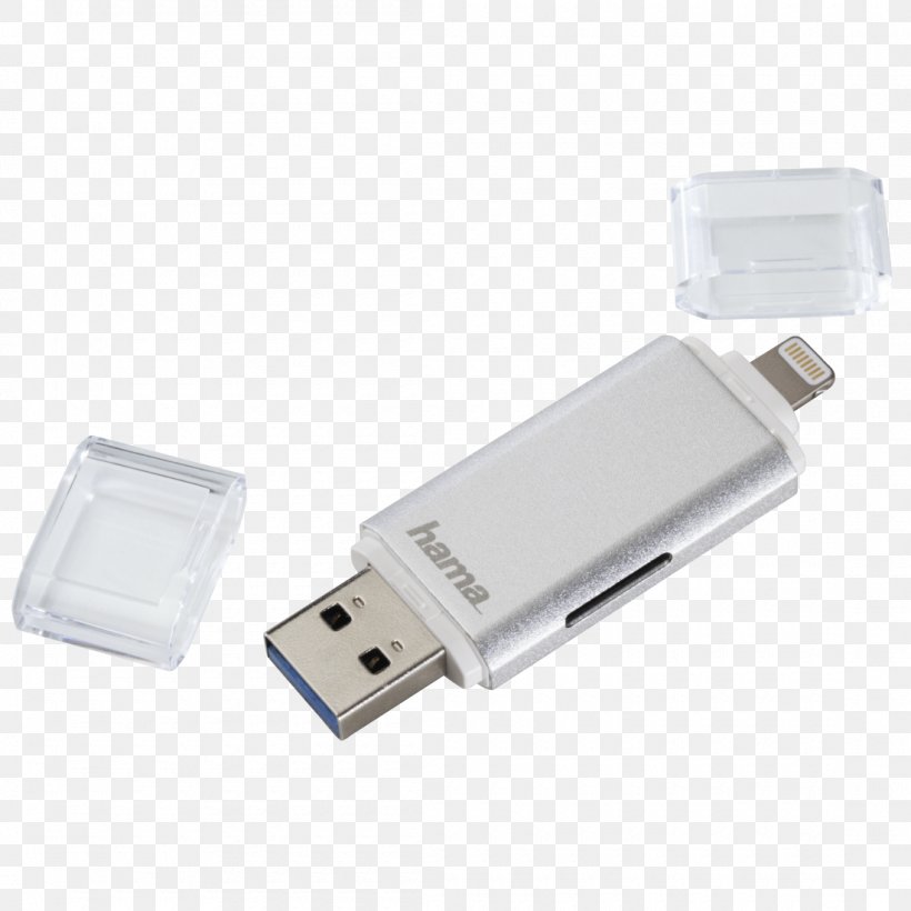Adapter USB Flash Drives Lightning USB 3.0, PNG, 1100x1100px, Adapter, Data Storage Device, Electronic Device, Electronics, Electronics Accessory Download Free