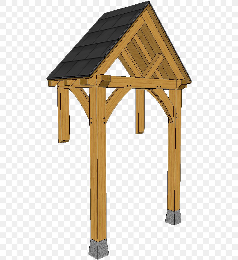 Timber Roof Truss Timber Roof Truss Porch Shed, PNG, 503x895px, Roof, Building, Framing, Furniture, Gazebo Download Free