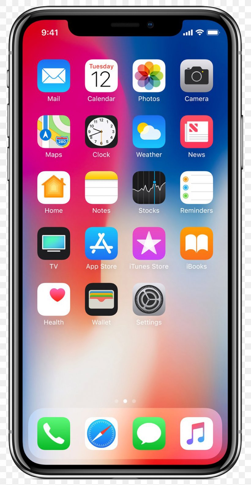 IPhone X IPhone 8 Plus IPhone 7, PNG, 827x1596px, Iphone X, Apple, Cellular Network, Communication Device, Electronic Device Download Free