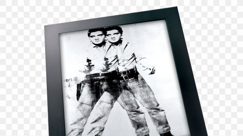 Picture Frames Elvis Presley Font, PNG, 986x555px, Picture Frames, Andy Warhol, Black And White, Elvis Presley, Monochrome Download Free