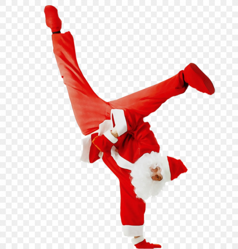 Santa Claus, PNG, 1181x1240px, Watercolor, Bboying, Dance, Flip Acrobatic, Kick Download Free