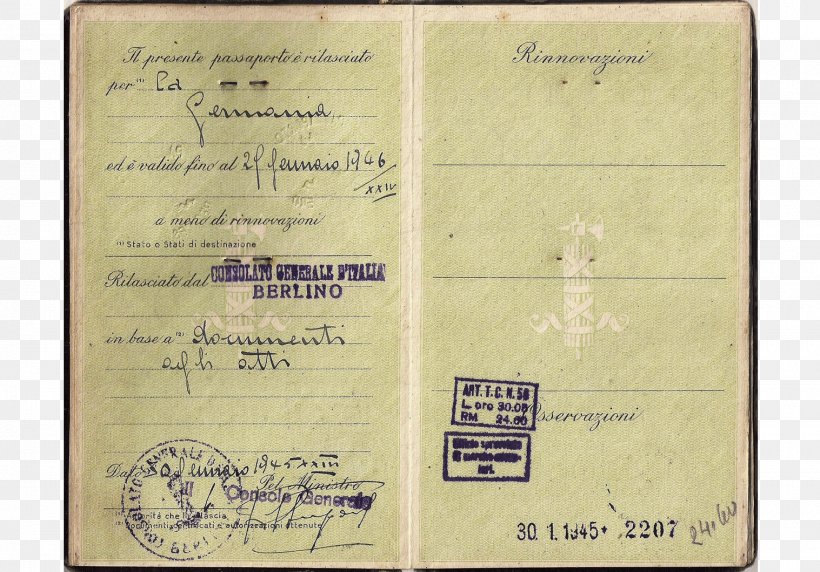 Second World War Italian Social Republic Passport Italy Travel Document, PNG, 1517x1060px, Second World War, Document, End Of World War Ii In Europe, First World War, German Passport Download Free