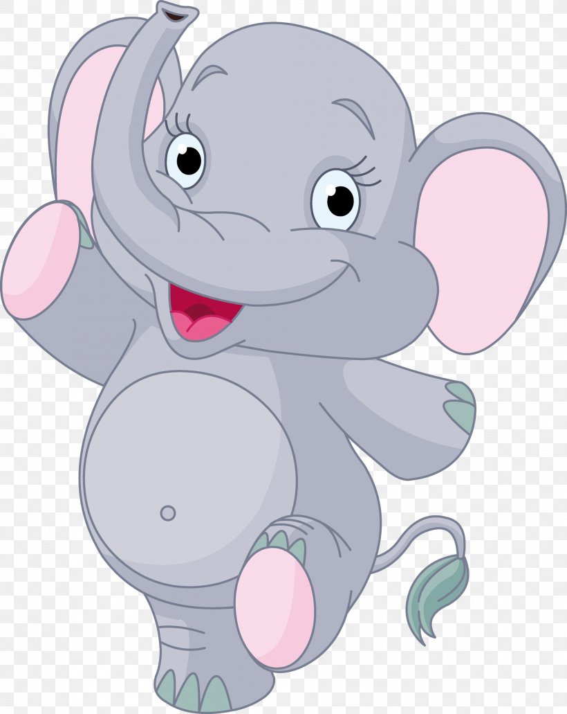 Elephant Cartoon Clip Art, PNG, 1988x2500px, Watercolor, Cartoon, Flower, Frame, Heart Download Free