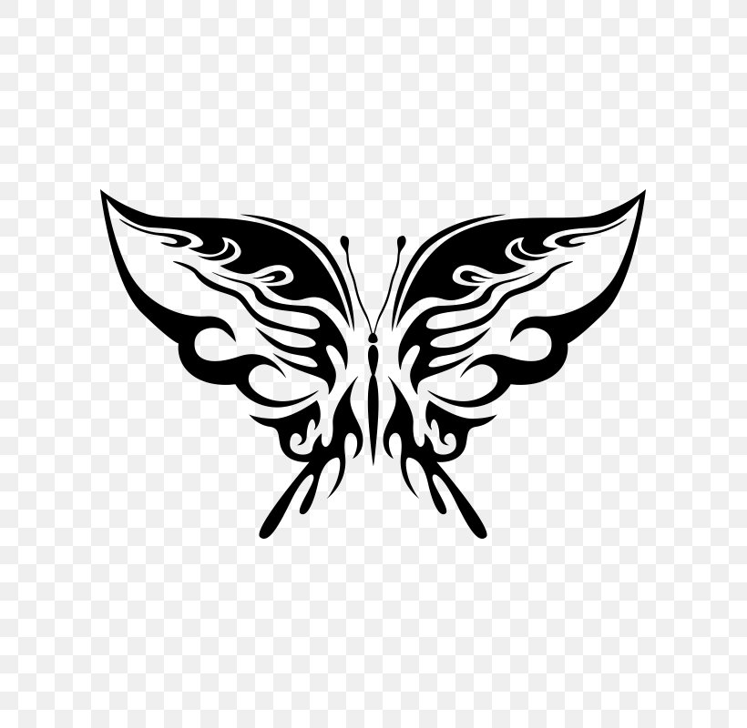 Butterfly Paper Royalty-free Symbol Insect, PNG, 800x800px, Butterfly, Arthropod, Black, Black And White, Blue Download Free