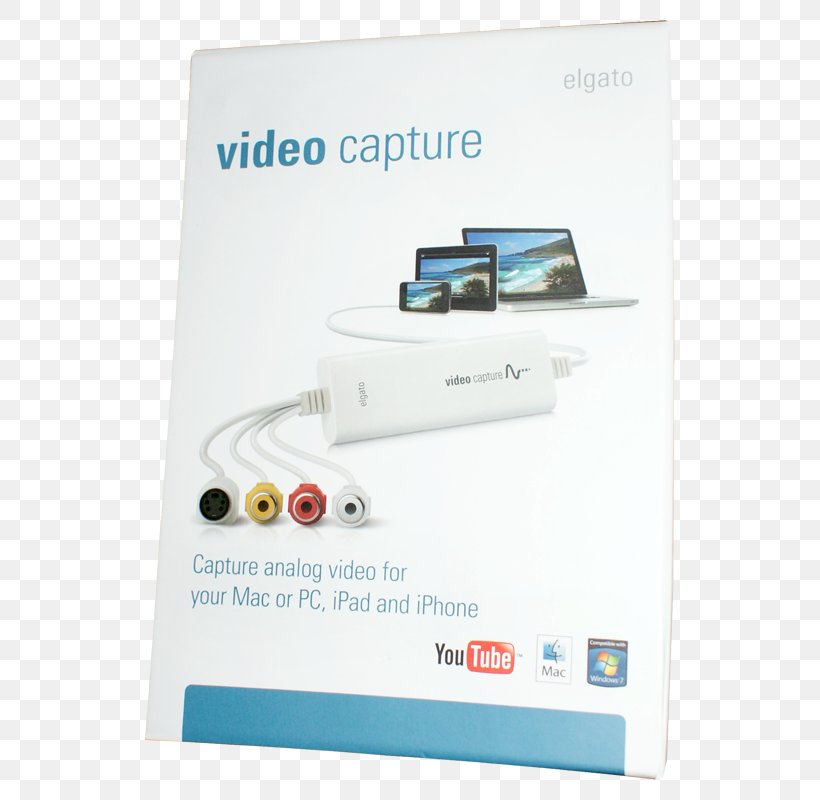 Elgato Video Capture Targeta Capturadora De Vídeo, PNG, 580x800px, Elgato, Analog Signal, Brand, Composite Video, Computer Download Free