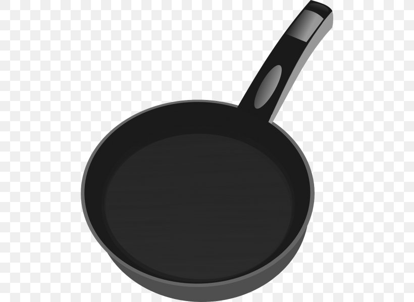 Frying Pan Cookware Clip Art Image Non-stick Surface, PNG, 500x598px, Frying Pan, Cartoon, Casserola, Cooking, Cookware Download Free