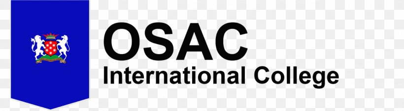 OSAC International College Logo Brand Font Singapore Business Review, PNG, 1348x372px, Logo, Area, Banner, Brand, College Download Free