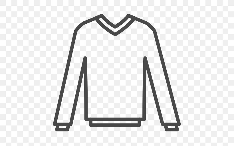 Sleeve Sweater Clothing, PNG, 512x512px, Sleeve, Area, Black, Black And White, Clothing Download Free