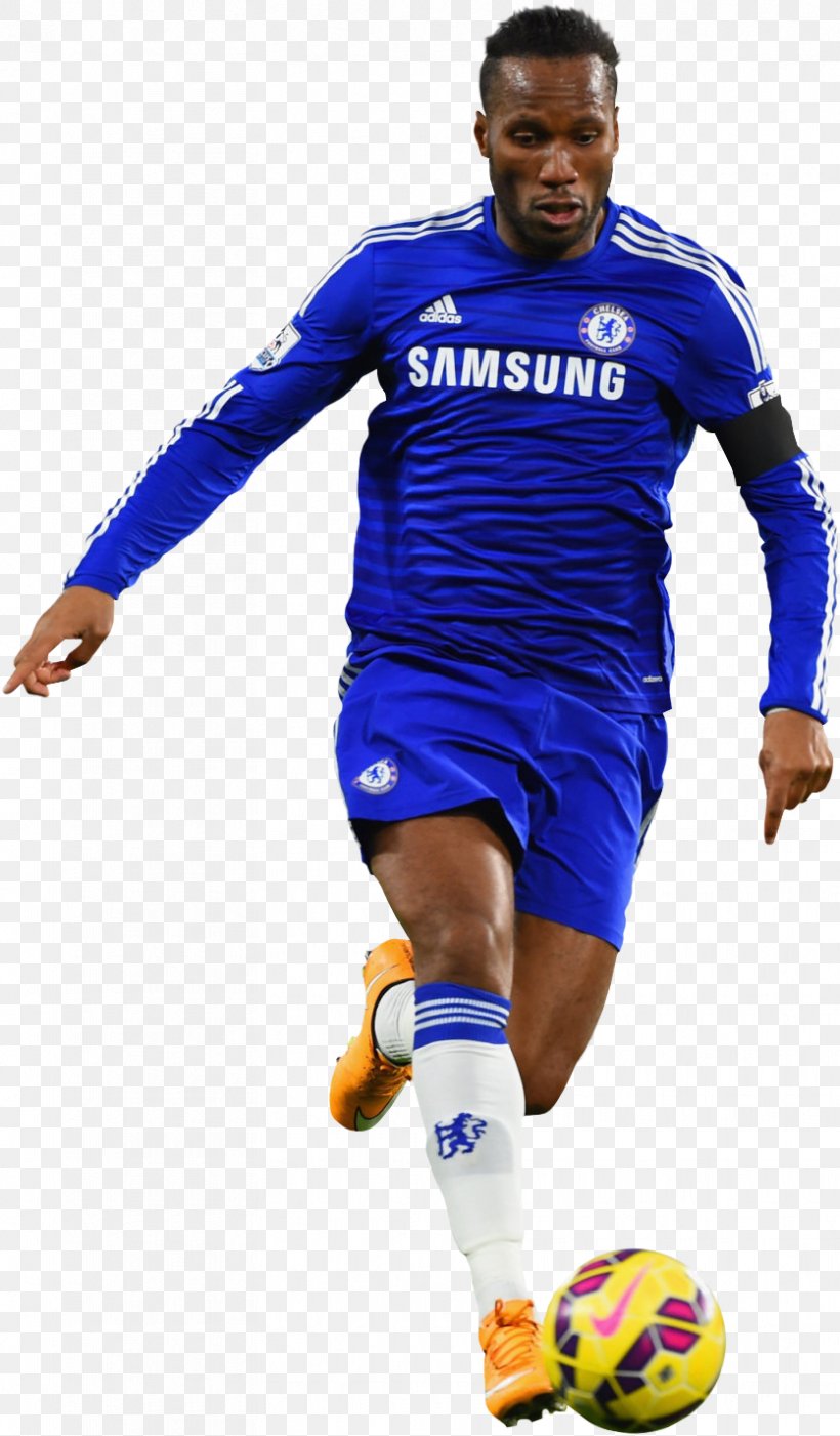 Didier Drogba Chelsea F.C. Football Rendering, PNG, 835x1427px, Didier Drogba, Ball, Blue, Chelsea Fc, Clothing Download Free