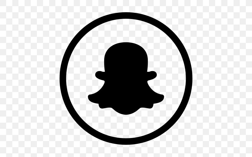 Snapchat Social Media Spectacles, PNG, 512x512px, Snapchat, Area, Black, Black And White, Facebook Inc Download Free