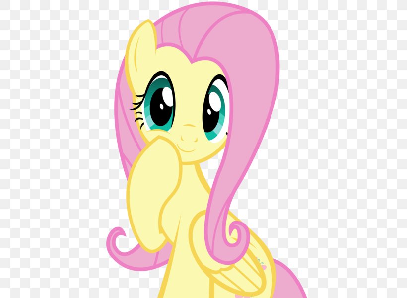 Fluttershy My Little Pony: Friendship Is Magic Fandom DeviantArt Equestria, PNG, 422x600px, Watercolor, Cartoon, Flower, Frame, Heart Download Free