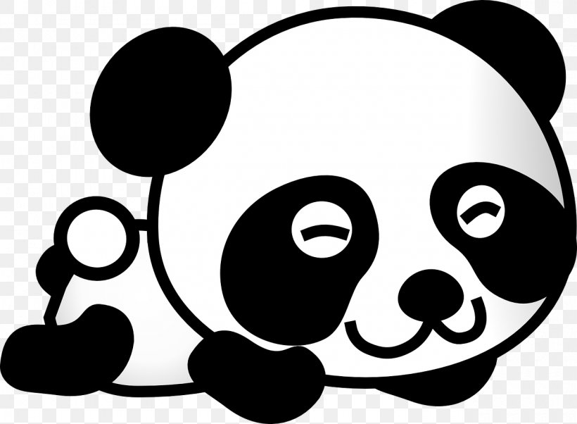 Giant Panda Bear Clip Art, PNG, 1280x940px, Giant Panda, Art, Artwork, Bear, Black Download Free