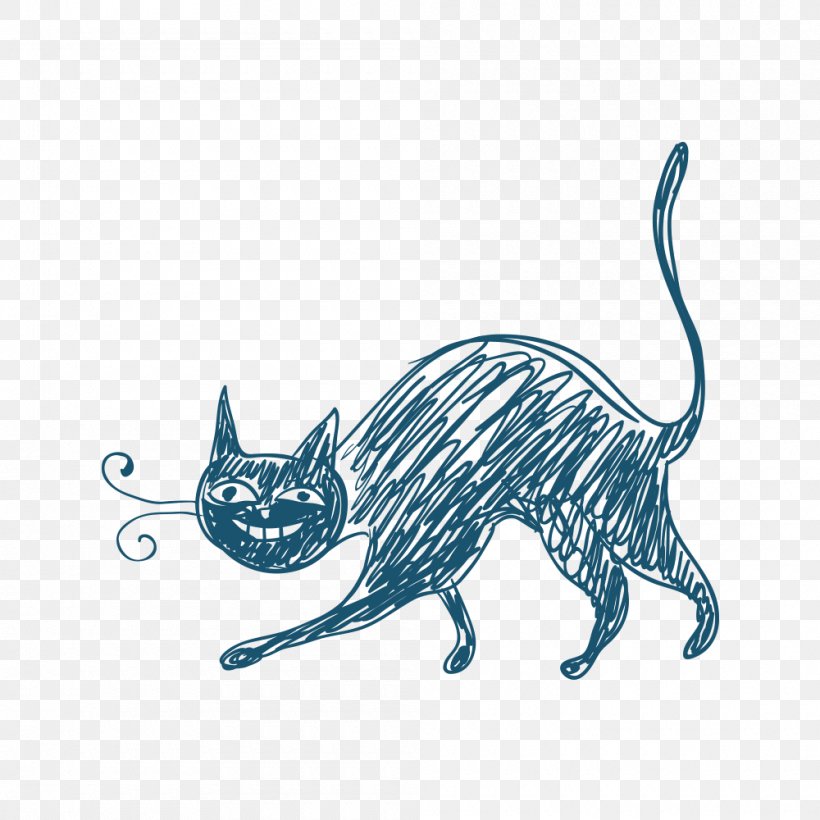 Kitten Tabby Cat Whiskers Illustration, PNG, 1000x1000px, Kitten, Art, Carnivoran, Cat, Cat Like Mammal Download Free