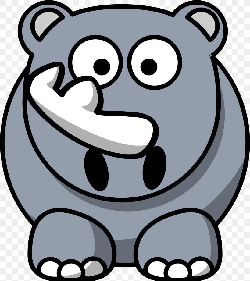 Rhinoceros Animation Drawing Clip Art, PNG, 2117x2382px, Rhinoceros, Animation, Art, Artwork, Bear Download Free