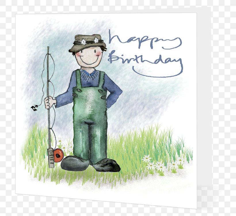 Wedding Invitation Birthday Cake Fisherman Greeting & Note Cards, PNG, 750x750px, Wedding Invitation, Anniversary, Birthday, Birthday Cake, Cartoon Download Free