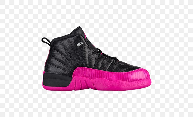 Air Jordan Retro XII Sports Shoes Nike, PNG, 500x500px, Air Jordan Retro Xii, Air Jordan, Athletic Shoe, Basketball Shoe, Black Download Free