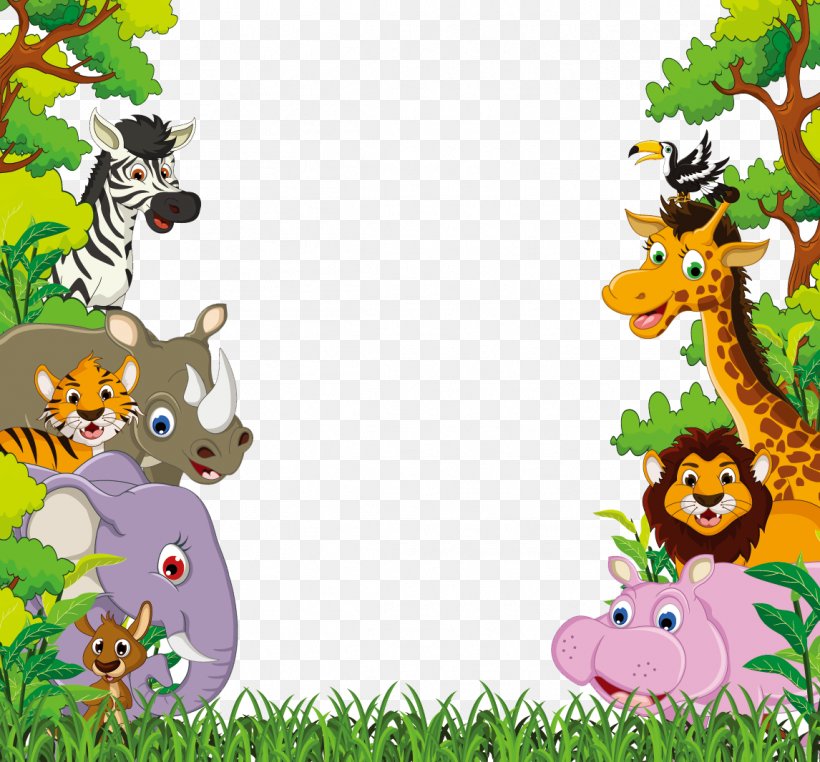 Animal Jungle Clip Art, PNG, 1146x1066px, Animal, Art, Cartoon, Drawing,  Fauna Download Free