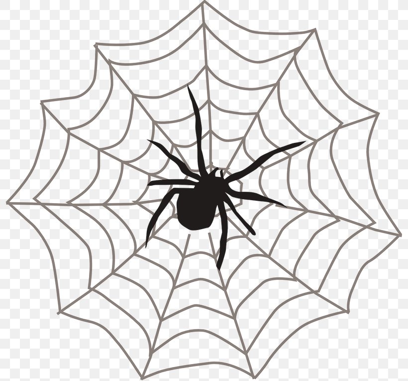 Spider Clip Art Openclipart Free Content Image, PNG, 800x765px, Spider, Arachnid, Area, Black And White, Blog Download Free