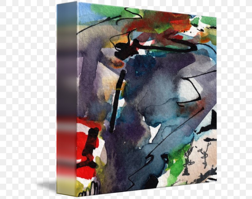 Watercolor Painting Gallery Wrap Acrylic Paint, PNG, 606x650px, Painting, Abstract Art, Acrylic Paint, Acrylic Resin, Art Download Free
