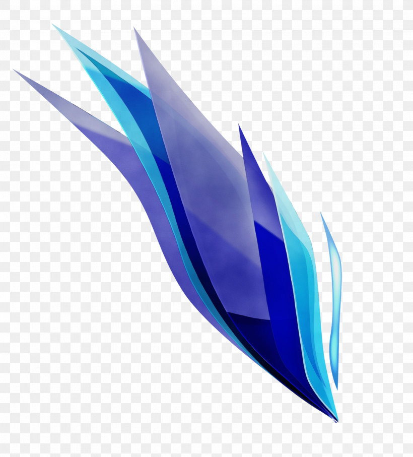 Feather, PNG, 2134x2362px, Watercolor, Blue, Feather, Logo, Paint Download Free