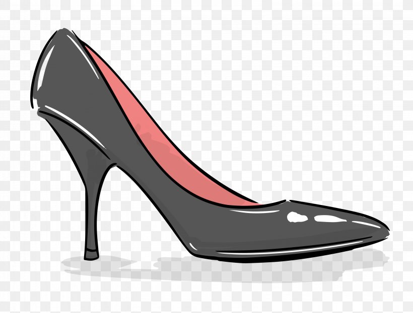 Shoe High-heeled Footwear Designer Cartoon, PNG, 3168x2408px, Shoe, Absatz, Basic Pump, Black, Brand Download Free