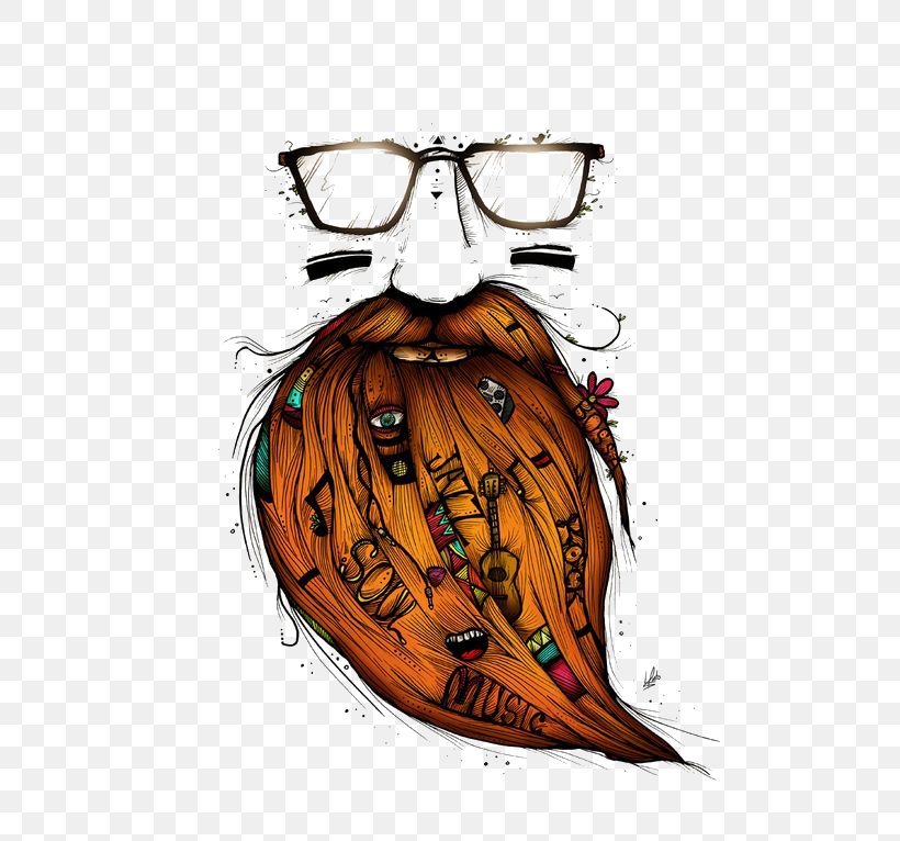 Beard Drawing Illustration, PNG, 564x766px, Watercolor, Cartoon, Flower, Frame, Heart Download Free