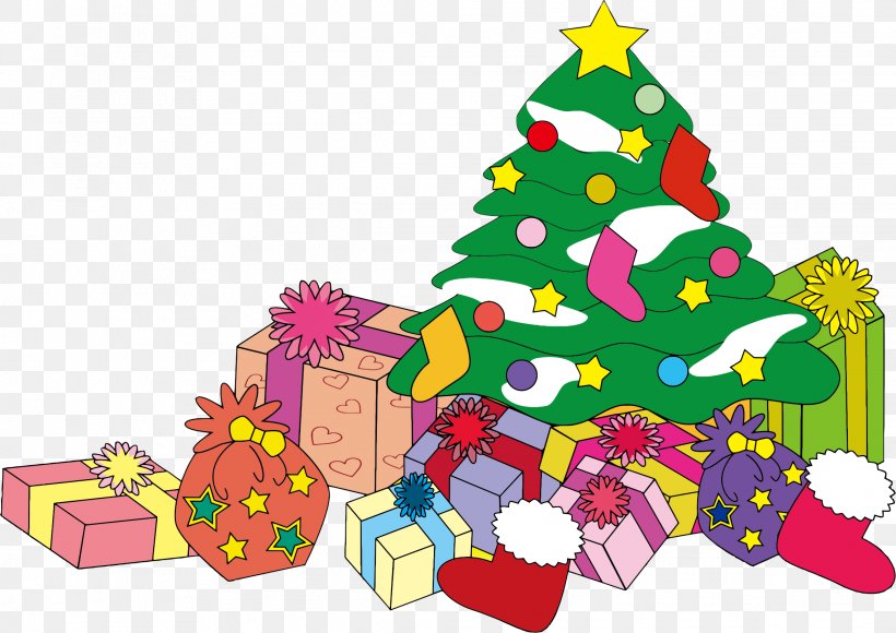 Santa Claus Christmas Tree Gift Clip Art, PNG, 2272x1609px, Santa Claus, Child, Christmas, Christmas And Holiday Season, Christmas Decoration Download Free