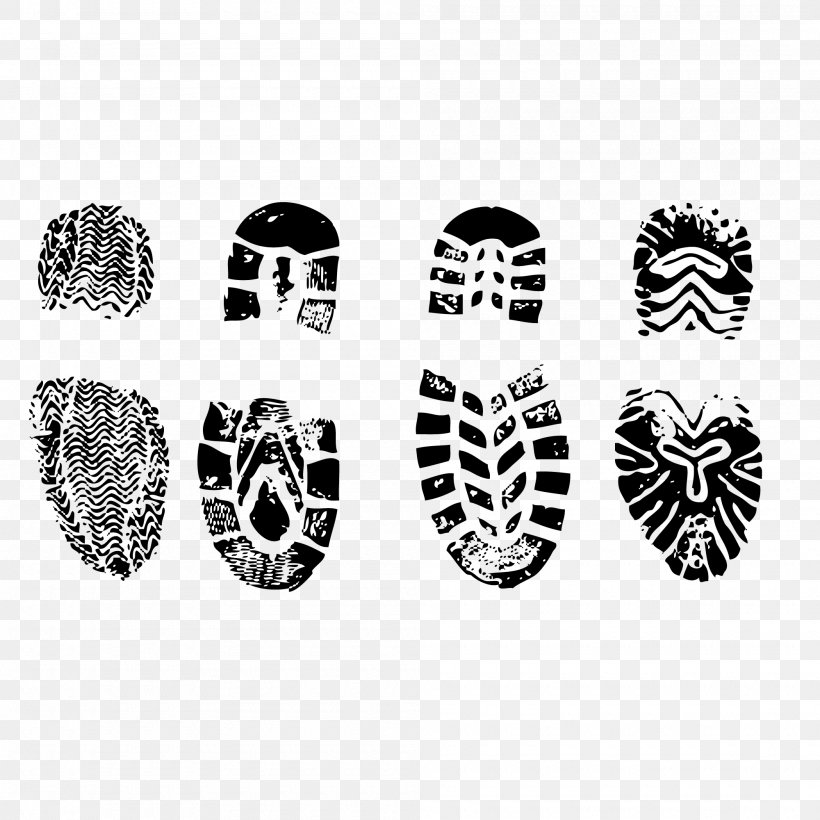 Stock Photography Printing Footprint Shoe, PNG, 2000x2000px, Stock Photography, Black And White, Boot, Brand, Footprint Download Free