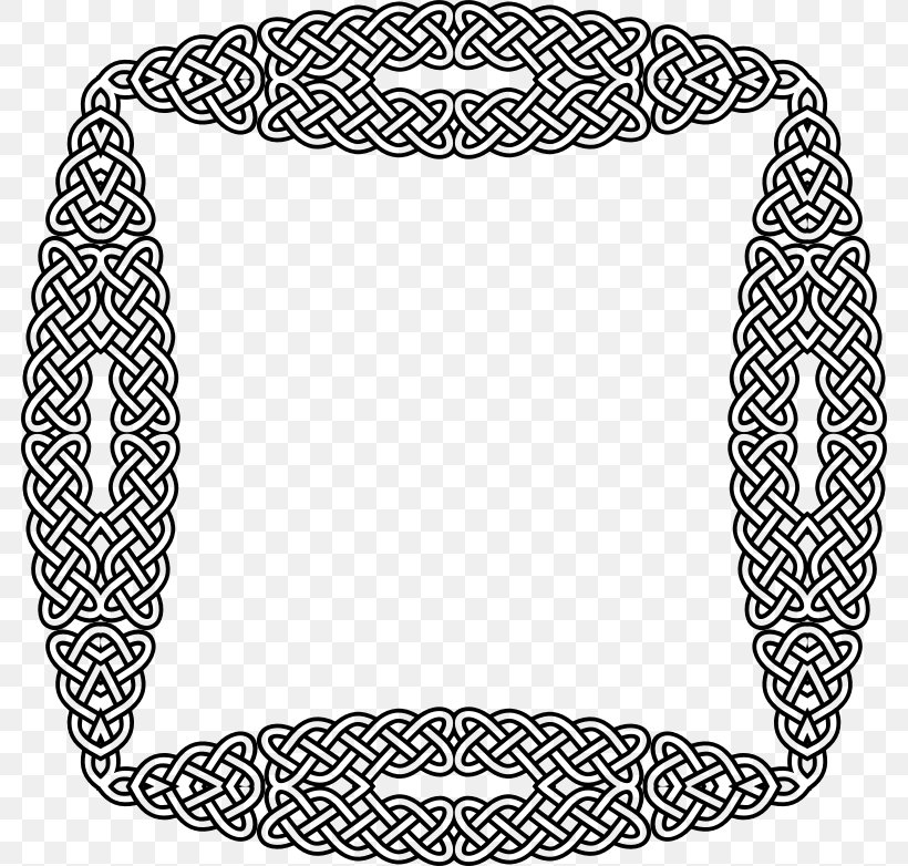 Celtic Knot Black And White, PNG, 782x782px, Celtic Knot, Area, Black And White, Celts, Electricity Download Free