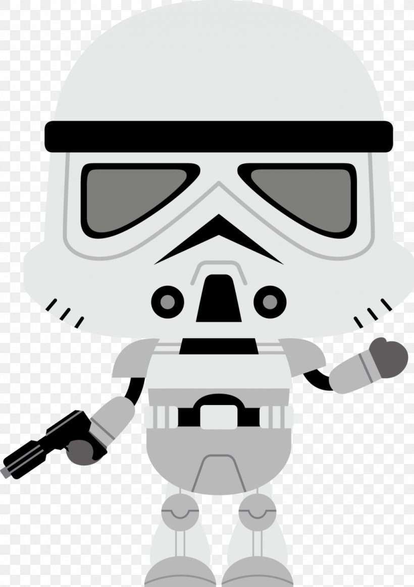Clone Trooper Anakin Skywalker Stormtrooper Finn Clip Art, PNG, 1024x1454px, Clone Trooper, Anakin Skywalker, Black And White, Cartoon, Drawing Download Free