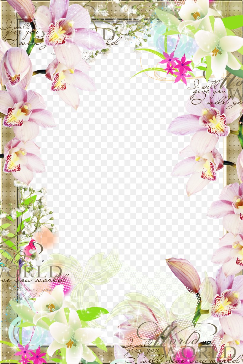 Picture Frame Clip Art, PNG, 2079x3119px, Picture Frame, Blog, Blossom, Branch, Cherry Blossom Download Free
