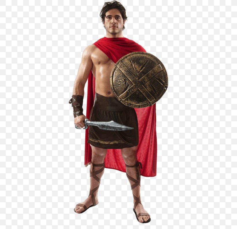 Spartan Warrior Costume Party Halloween Costume, PNG, 500x793px, Spartan Warrior, Abdomen, Adult, Buycostumescom, Clothing Download Free