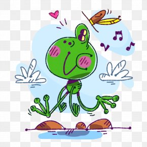 Cartoon Green Ant Humming FIG. - Cartoon Illustration PNG