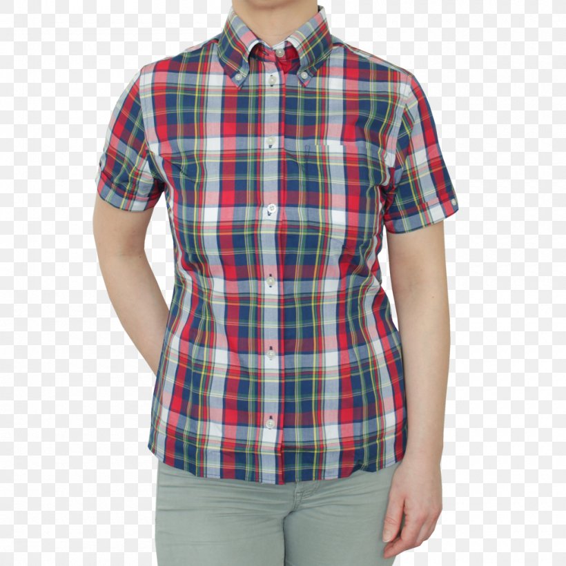T-shirt Tartan Sleeve Polo Shirt, PNG, 1000x1000px, Tshirt, Button, Clothing, Collar, Dress Shirt Download Free