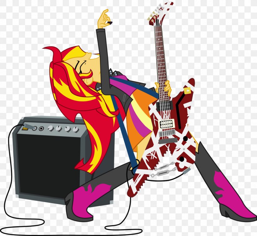 Electric Guitar Sunset Shimmer Twilight Sparkle My Little Pony: Equestria Girls, PNG, 1116x1024px, Electric Guitar, Art, Guitar, Guitar Accessory, Guitar Picks Download Free