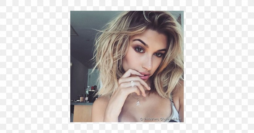 Hailey Baldwin Hairstyle Blond Long Hair, PNG, 1200x630px, Watercolor, Cartoon, Flower, Frame, Heart Download Free