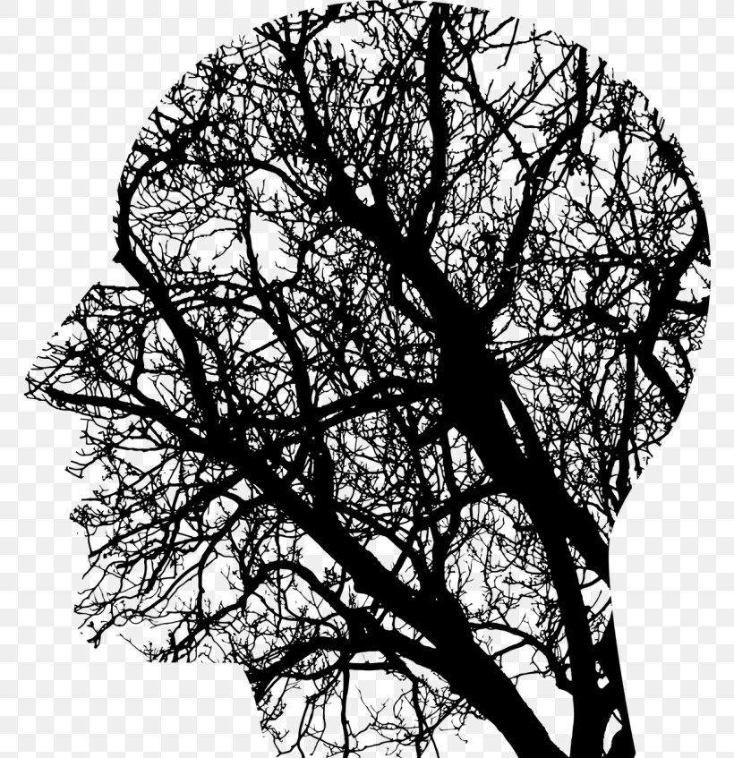 Human Brain Neurofeedback Transcranial Magnetic Stimulation Head, PNG, 768x847px, Brain, Anatomy, Black And White, Brain Injury, Branch Download Free