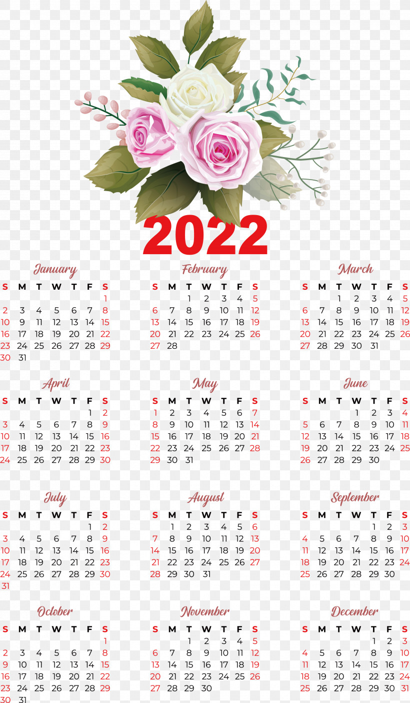 Calendar Font Flower Meter, PNG, 3449x5911px, Calendar, Flower, Meter Download Free
