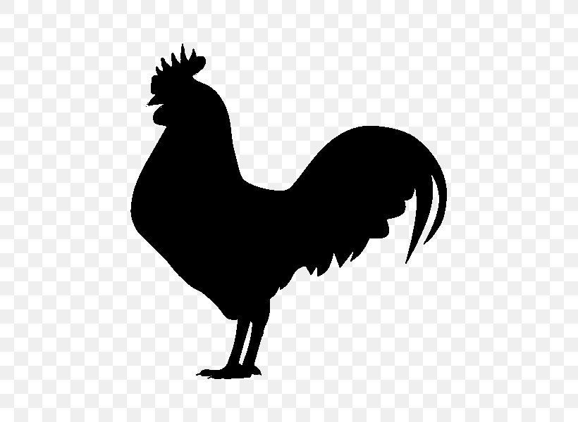 Chicken Rooster Clip Art Silhouette, PNG, 545x600px, Chicken, Art, Beak, Bird, Blackandwhite Download Free