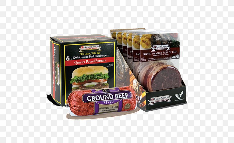 Hamburger Cuisine Of The United States Meat Chophouse Restaurant Frozen Food, PNG, 500x500px, Hamburger, Beef, Beef Products, Chophouse Restaurant, Convenience Food Download Free