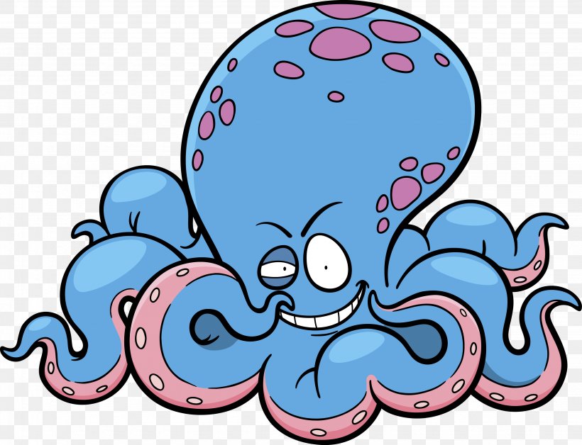 Octopus Cartoon, PNG, 3275x2509px, Octopus, Animal, Animated Cartoon,  Animation, Area Download Free